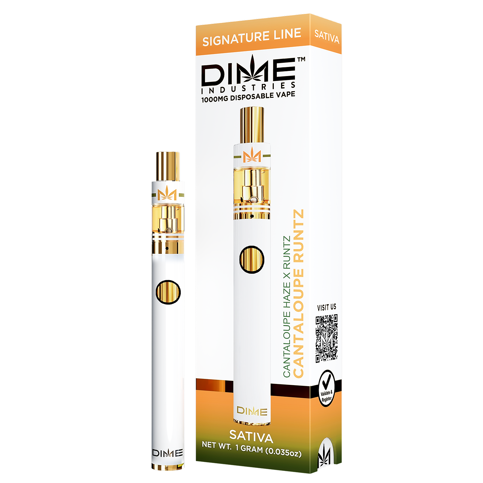 1G RTU CANTALOUPE RUNTZ HAZE BY DIME